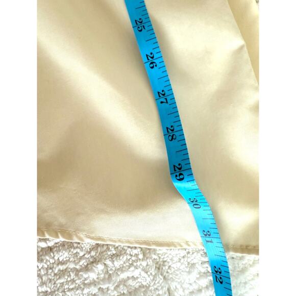 Arrow Men's Fitted Cream Button Down Long Sleeve Dress Shirt Size Medium Career - Picture 12 of 15